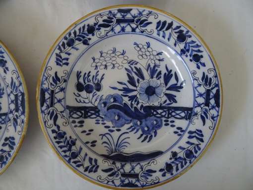 Delfts blauwe borden Grieksche A Pieter Kocx periode 1800-1818