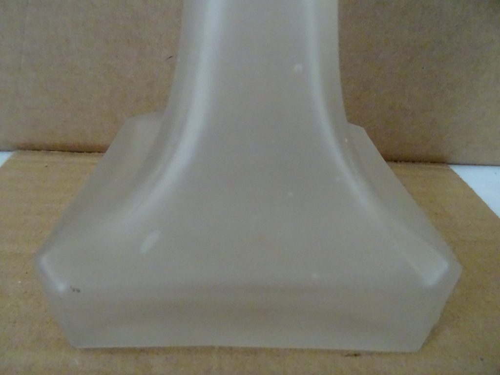 Vintage glazen design kandelaar Vintage glazen design kandelaar