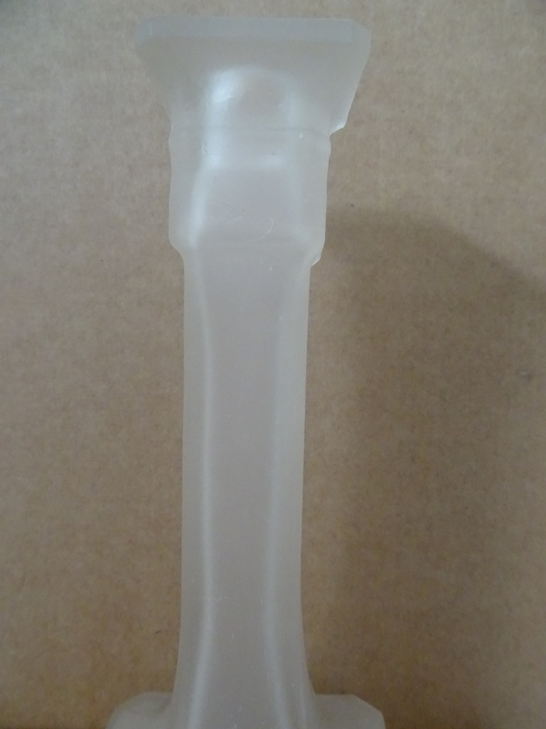 Vintage glazen design kandelaar Vintage glazen design kandelaar