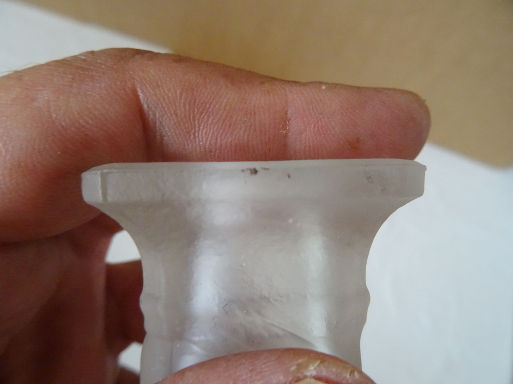 Vintage glazen design kandelaar Vintage glazen design kandelaar