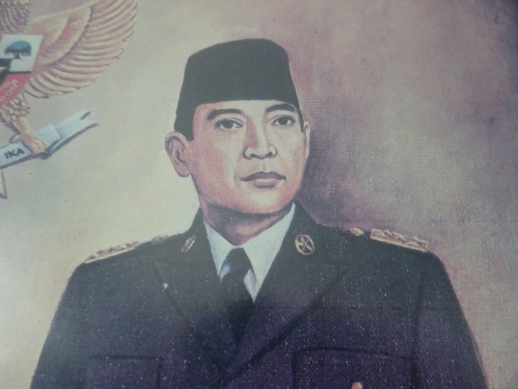 Groot statieportret president Soekarno - Afbeelding 7