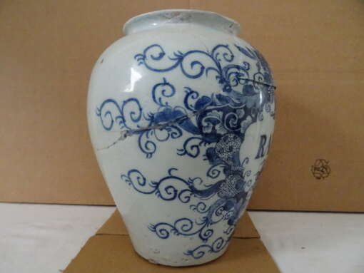 Delfts blauwe tabakspot periode 1764-1777