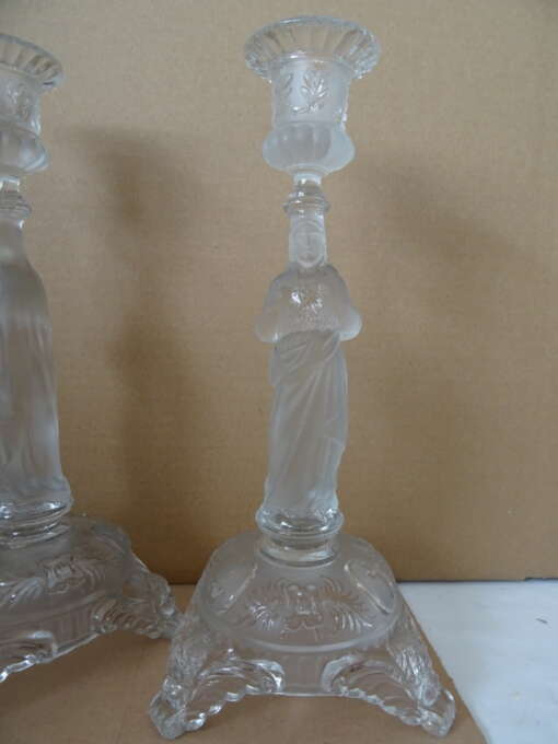 Kandelaars Heilige Maria en Jezus 29 cm