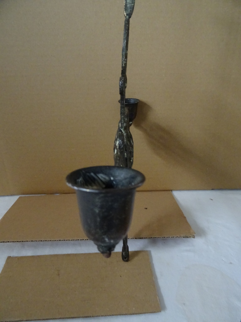 Antieke kruiskandelaar Byzantijnse stijl 63cm Antieke kruiskandelaar Byzantijnse stijl 63cm