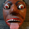 Vintage houten masker Indonesië