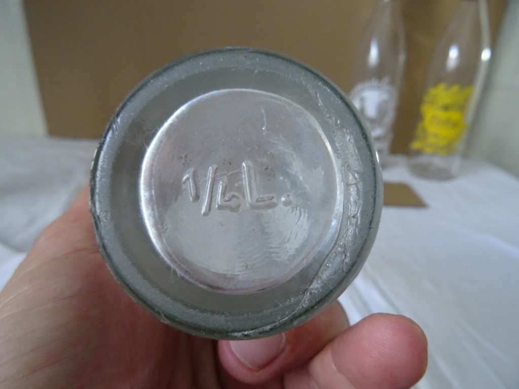 Bouteille Verre Soufflé 19e - LIMONADE GAZEUSE OMNES MARENNES - Vide