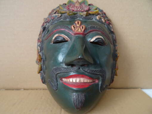 Vintage houten masker Indonesië