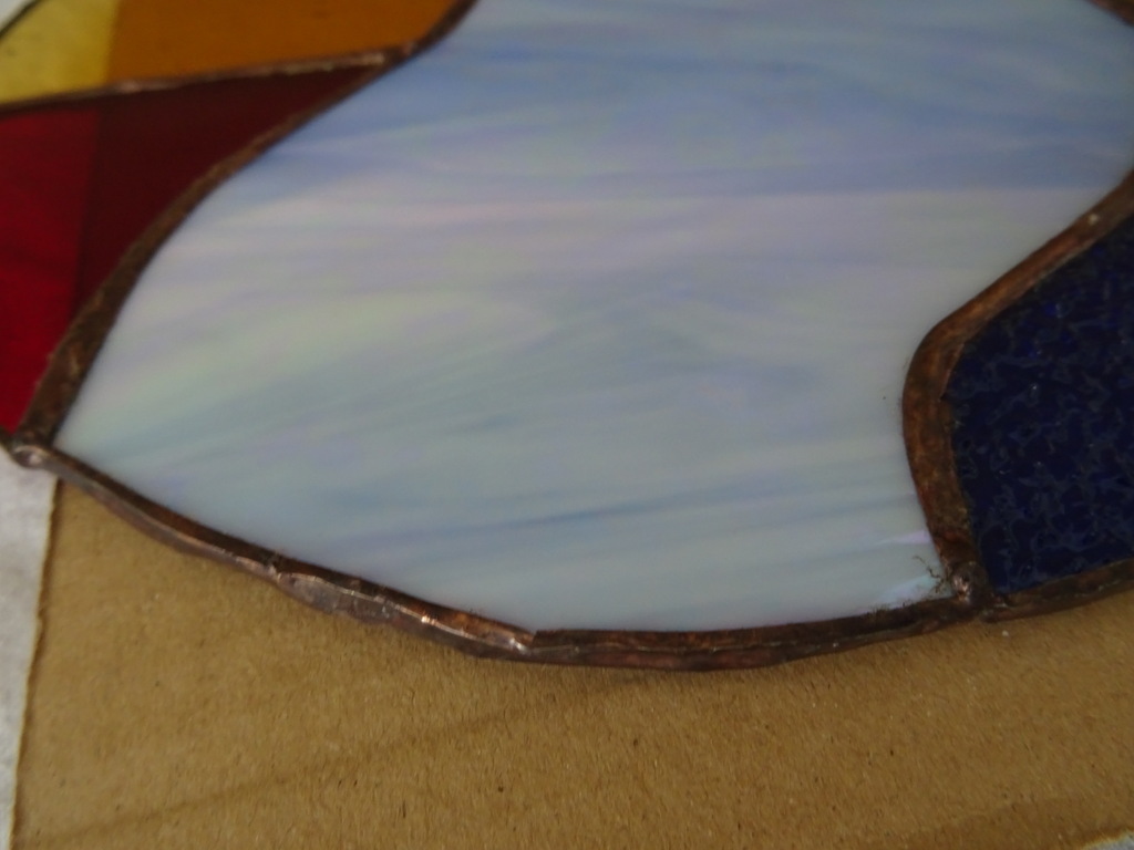 Volkskunst glas in lood hanger - Afbeelding 9