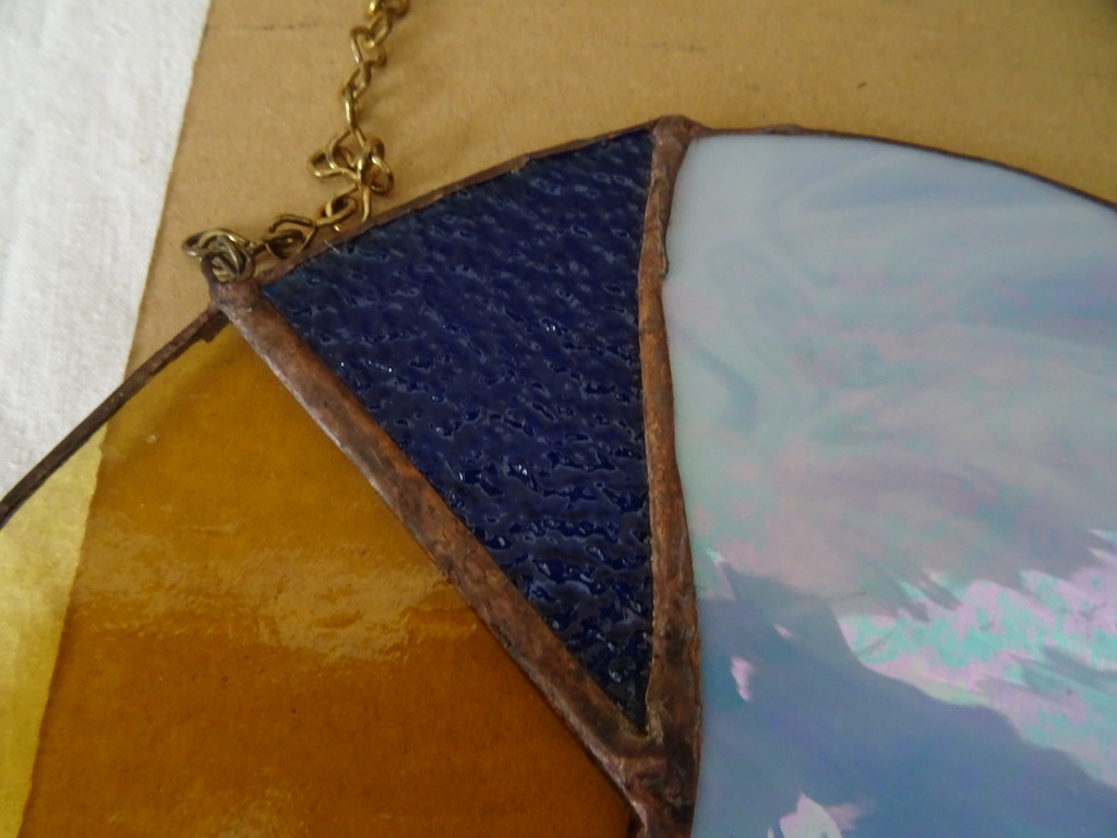 Volkskunst glas in lood hanger - Afbeelding 11