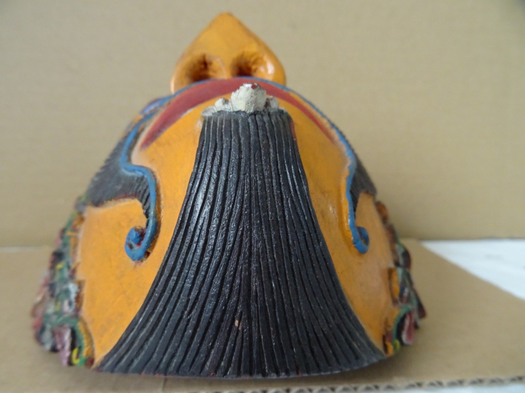 Vintage houten masker Indonesië - Afbeelding 8