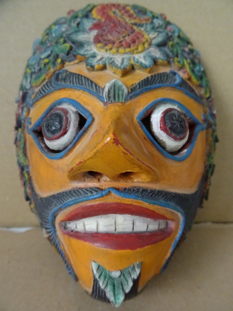 Vintage houten masker Indonesië - Afbeelding 12