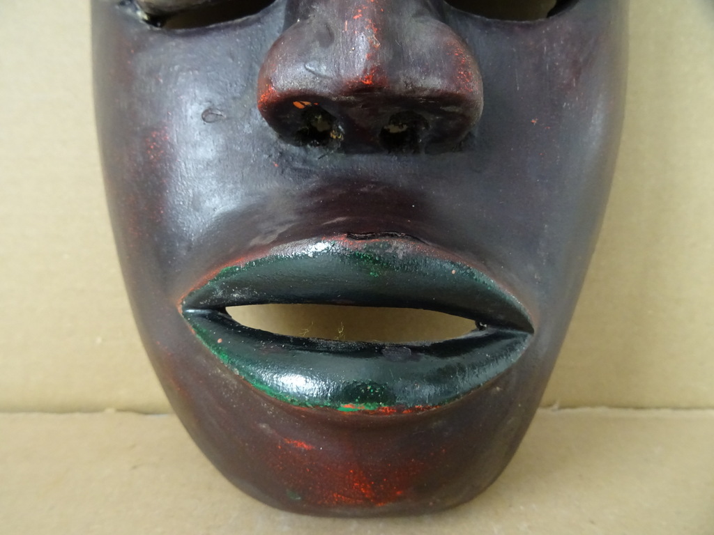 Vintage houten masker Indonesië - Afbeelding 5