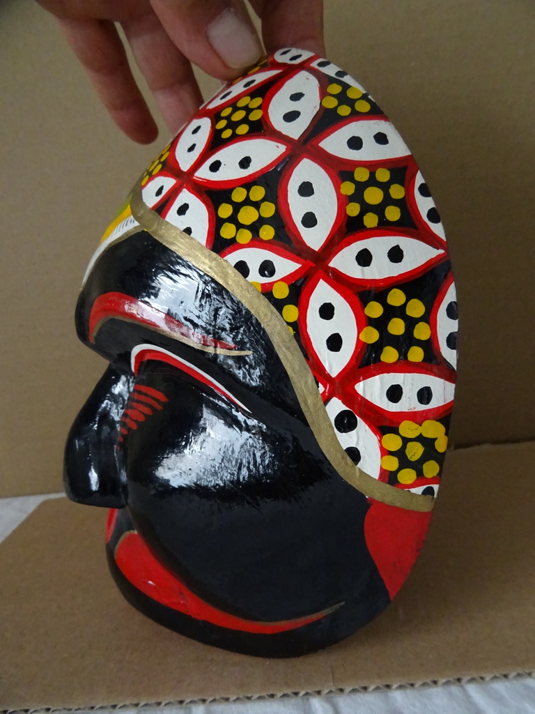 Vintage houten masker Indonesië - Afbeelding 6