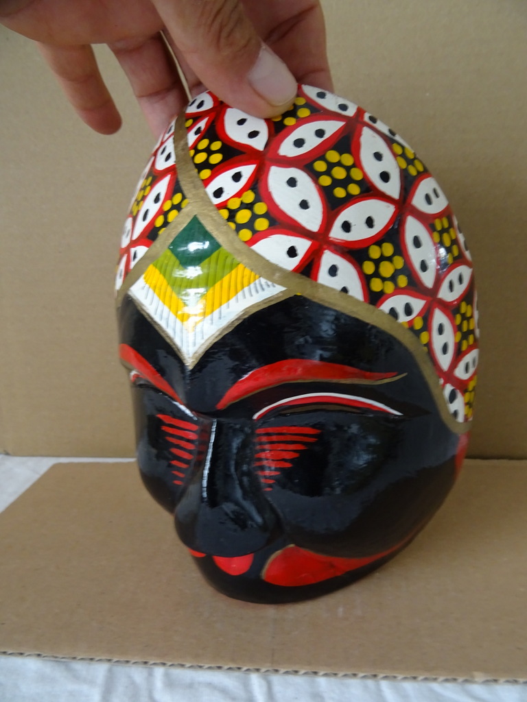 Vintage houten masker Indonesië - Afbeelding 8