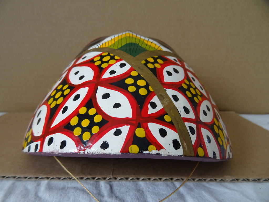 Vintage houten masker Indonesië - Afbeelding 10