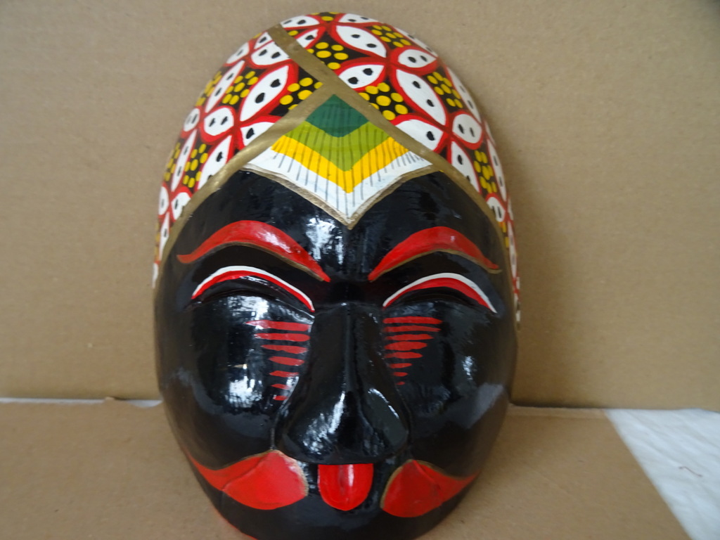 Vintage houten masker Indonesië - Afbeelding 12