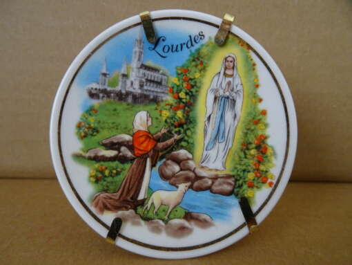 Miniatuur bordje Lourdes Limoges France