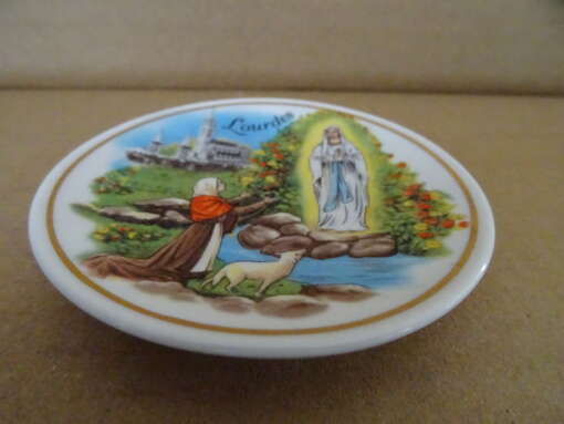 Miniatuur bordje Lourdes Limoges France