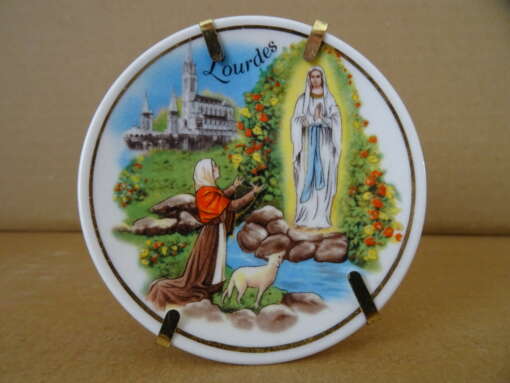 Miniatuur bordje Lourdes Limoges France