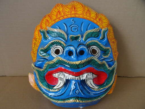 Vintage papier-maché masker Indonesië