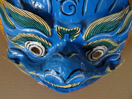 Vintage papier-maché masker Indonesië