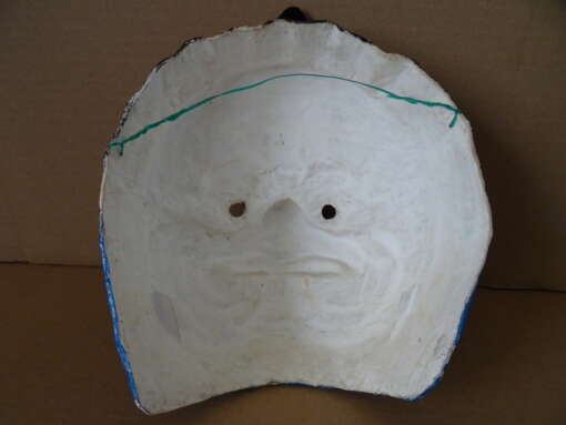 Vintage papier-maché masker Indonesië