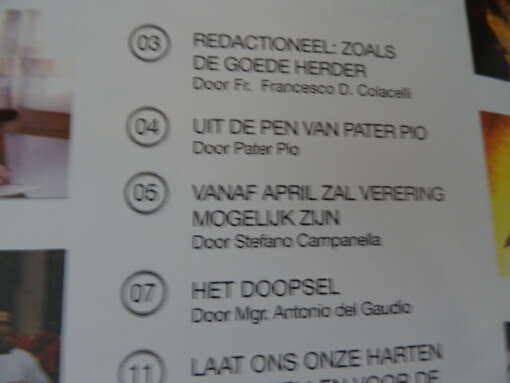 Collectie tijdschriften De stem van Pater Pio