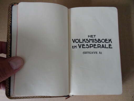 Verguld Volksmisboek en Vesperale