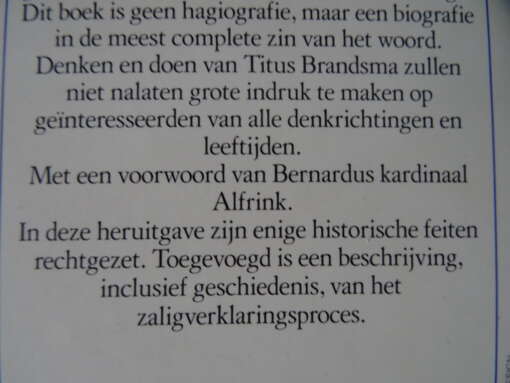 H.W.F. Aukes Het leven van Titus Brandsma