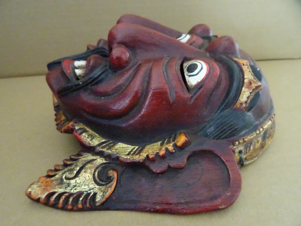 Vintage houten masker Indonesië - Afbeelding 10