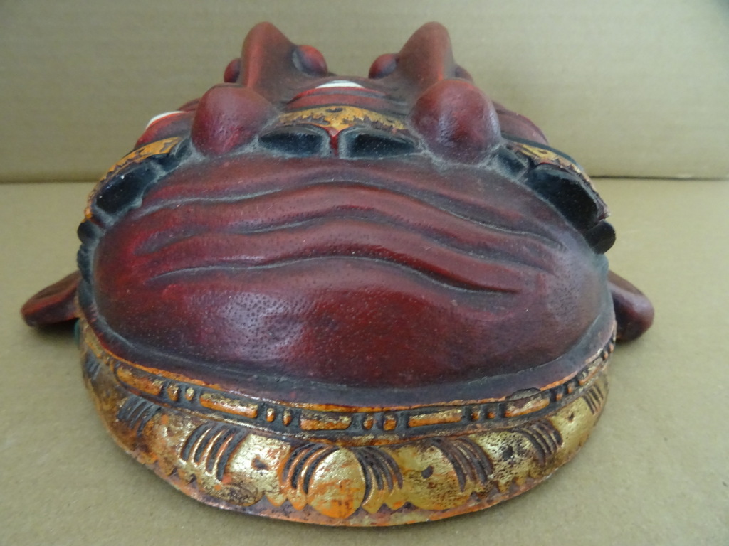 Vintage houten masker Indonesië - Afbeelding 11