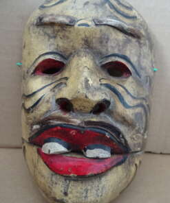 Vintage houten masker Indonesië