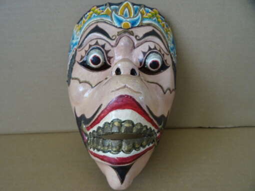 Houten masker Hanuman