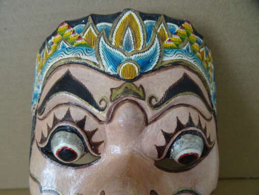 Houten masker Hanuman
