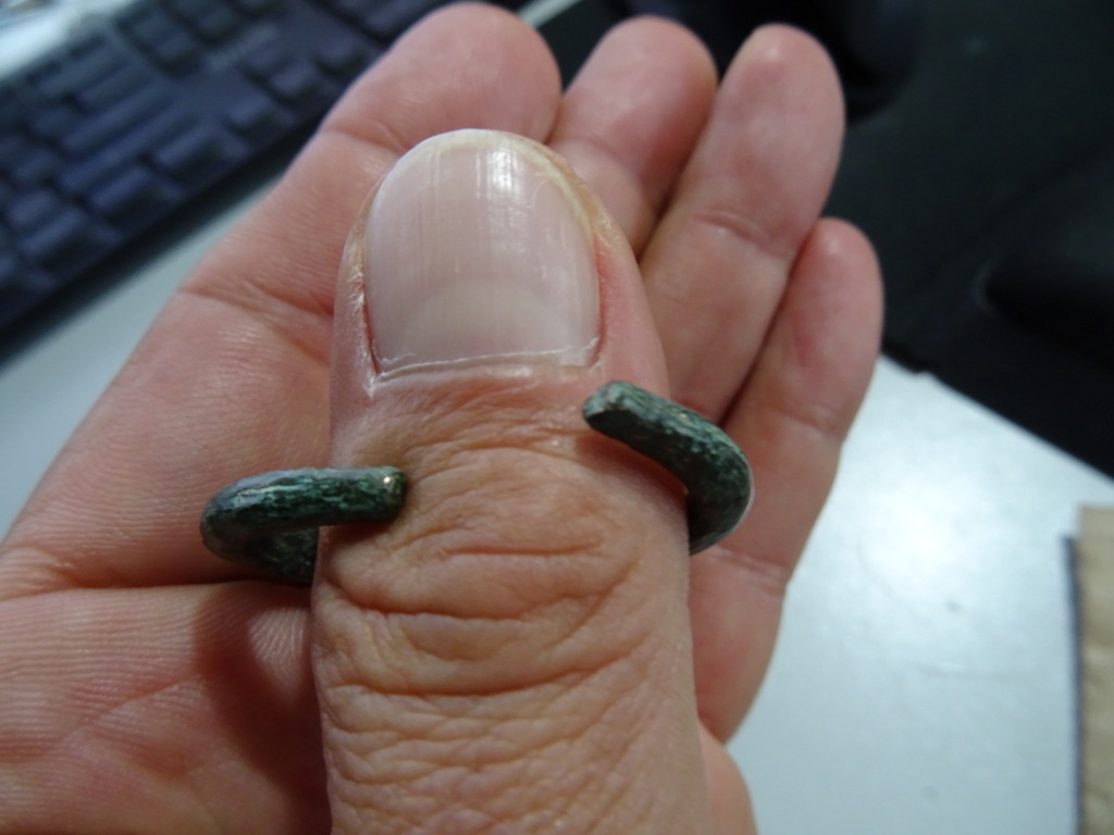 Bodemvondst middeleeuwen bronzen amulet Vikingtijd - Afbeelding 15