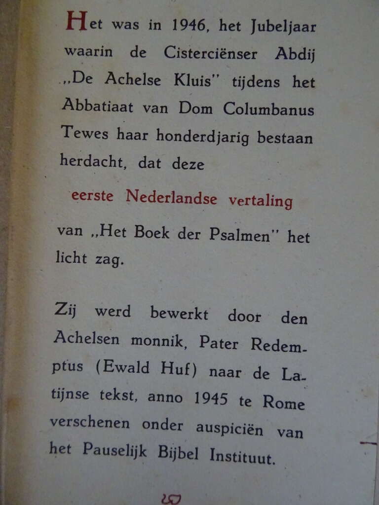 R. Huf O.C.R Het boek der psalmen - Afbeelding 3