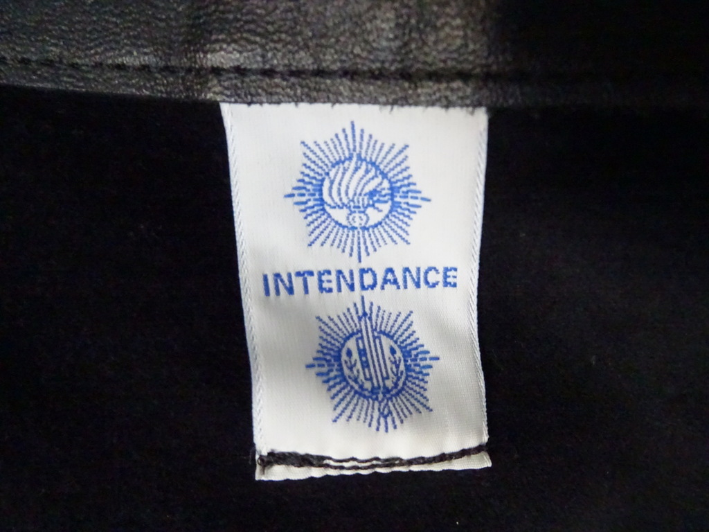 Vintage leren jas Politiejas - Afbeelding 9