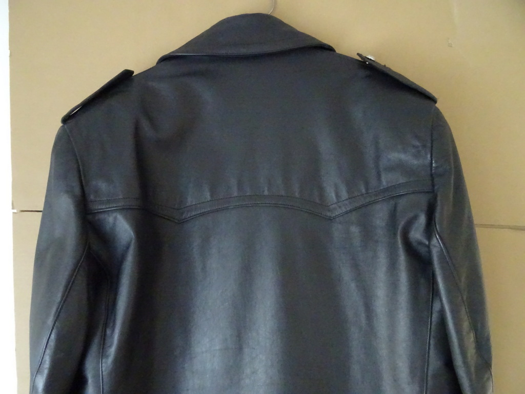 Vintage leren jas Politiejas - Afbeelding 11