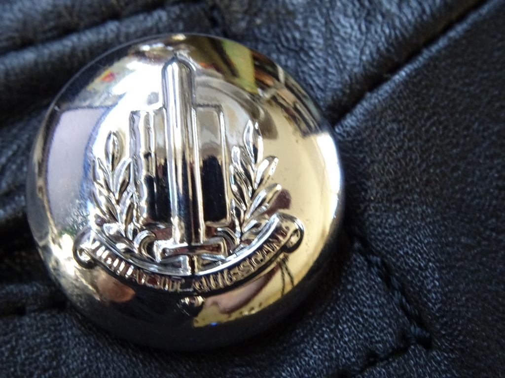 Vintage leren jas Politiejas - Afbeelding 22