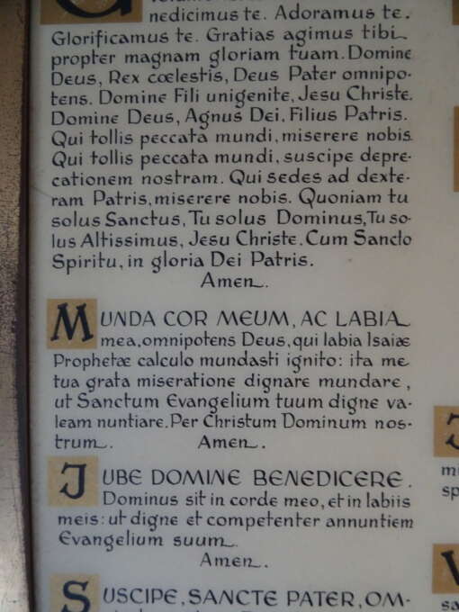 Antieke Latijnse teksten drieluik