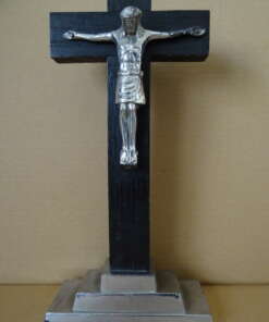 Antiek houten kruisbeeld J.M.P.C. Belgium