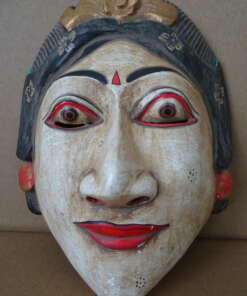 Vintage houten masker Indonesië