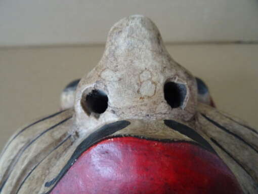 Vintage houten masker Indonesië