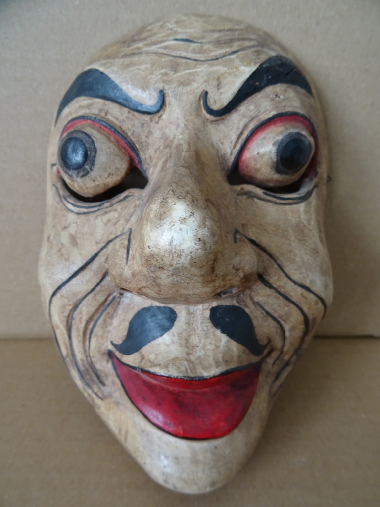 Vintage houten masker Indonesië - Afbeelding 14