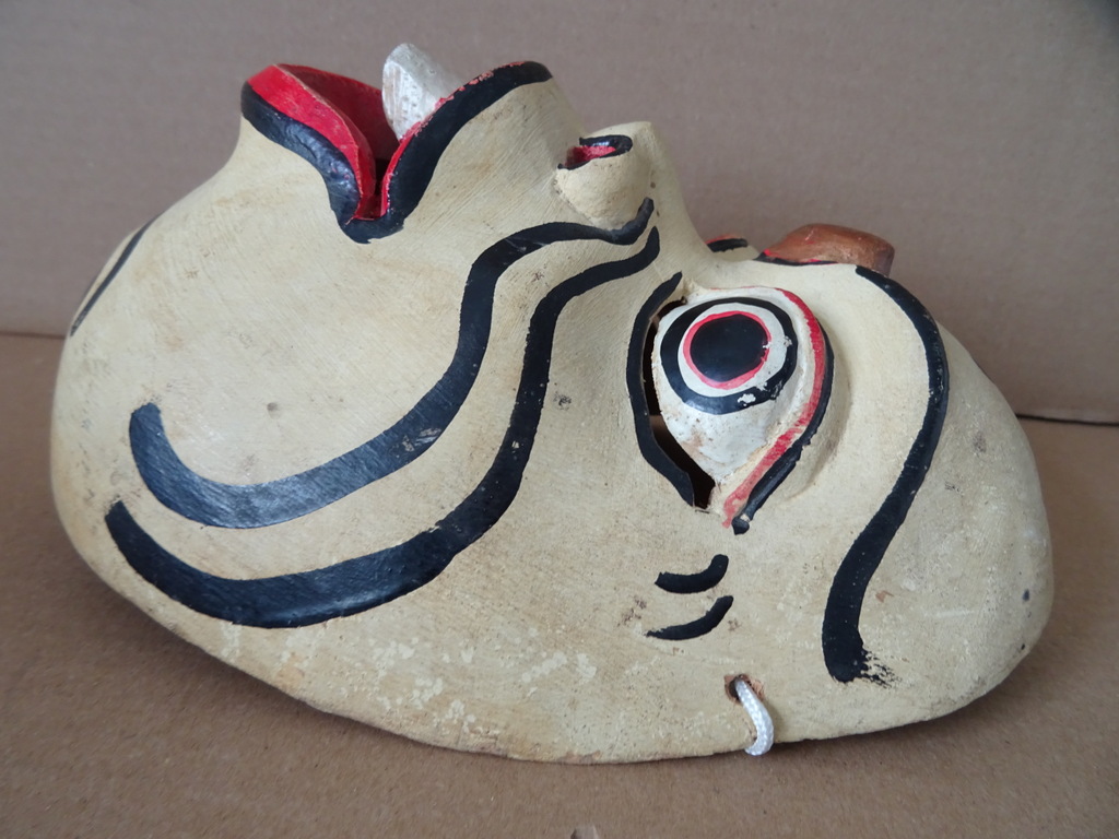 Vintage houten masker Indonesië - Afbeelding 11