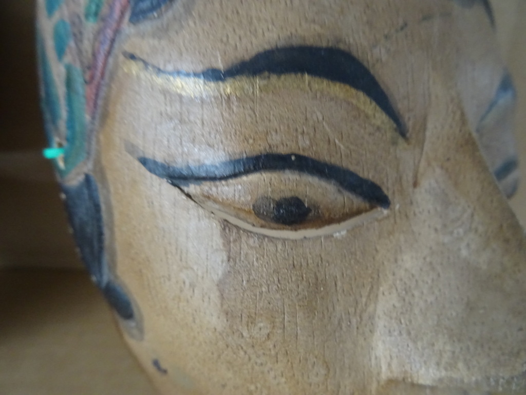 Vintage houten maskers Indonesië - Afbeelding 18