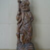 Antiek beeld Heilige Christoffel 42 cm
