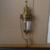 Antieke koperen processielamp 200 cm