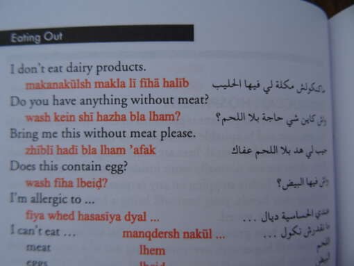 Moroccan Arabic phrasebook