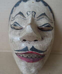 Vintage houten masker Indonesië